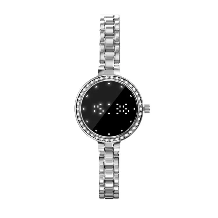 L6 Smart Watch Fashion Bracelet, Support Health Monitoring / Raise To Wake Screen(Silver) - Image 3