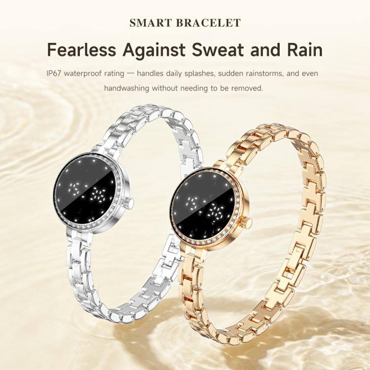 L6 Zinc Alloy Smart Bracelet Supports Call Reminder / Heart Rate / Sleep / Blood Oxygen / Pressure(Silver) - Image 18