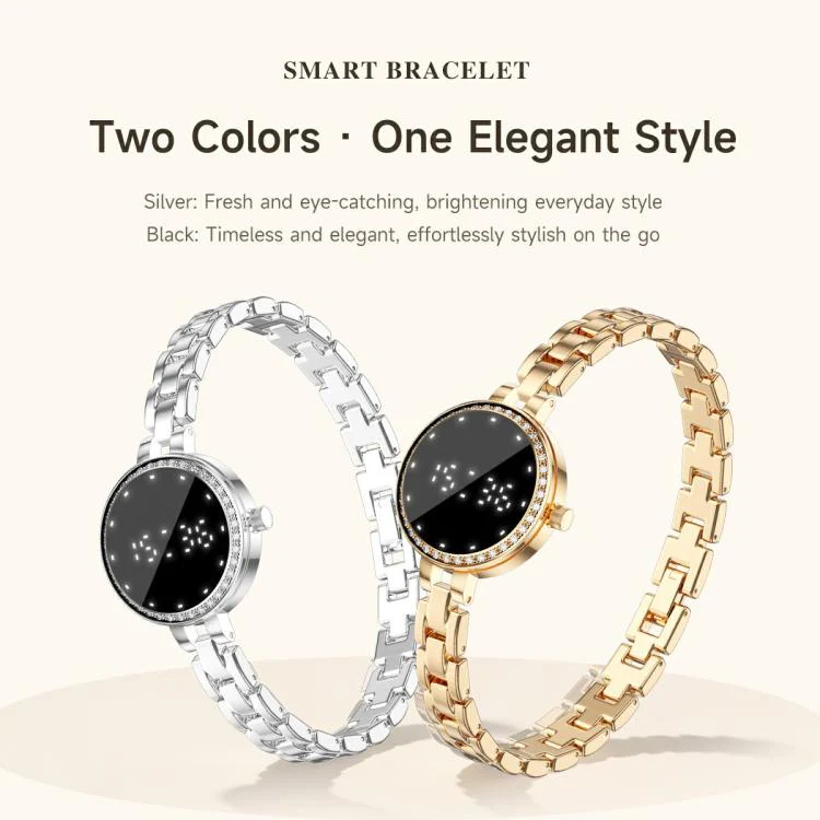 L6 Zinc Alloy Smart Bracelet Supports Call Reminder / Heart Rate / Sleep / Blood Oxygen / Pressure(Silver) - Image 22
