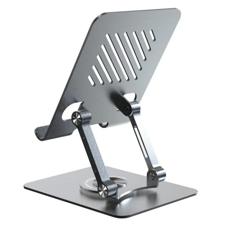 L8 2 in 1 360 Degree Rotating Foldable Desktop Phone Tablet Metal Cooling Holder - Image 2