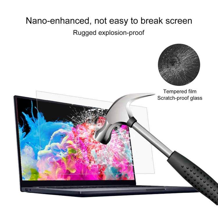 Laptop Screen HD Tempered Glass Protective Film For Samsung Galaxy Book Ion 13.3 inch - Image 3