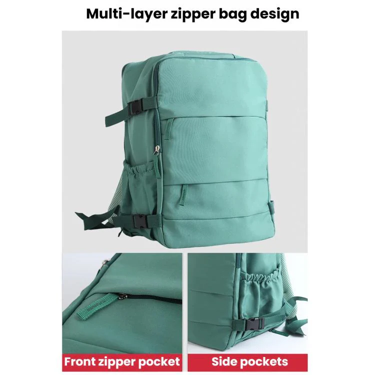 Large Capacity Outdoor Travel Backpack, Multifunctional Waterproof Business Bag(Pink) - Image 4