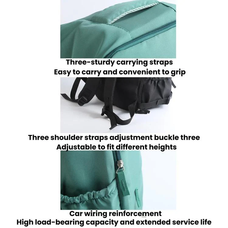Large Capacity Outdoor Travel Backpack, Multifunctional Waterproof Business Bag(Pink) - Image 5