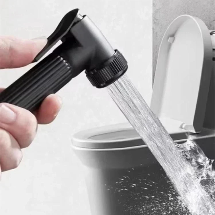 Lc040 High Pressure Toilet Sprayer For Bathroom Household Pressure-Enhanced Shower Head, Spec: Sprinkler+2m Water Pipe+Drilling Base - Image 2