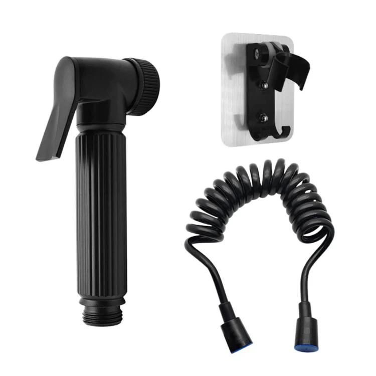 Lc040 High Pressure Toilet Sprayer For Bathroom Household Pressure-Enhanced Shower Head, Spec: Sprinkler+2m Water Pipe+Hole-free Base