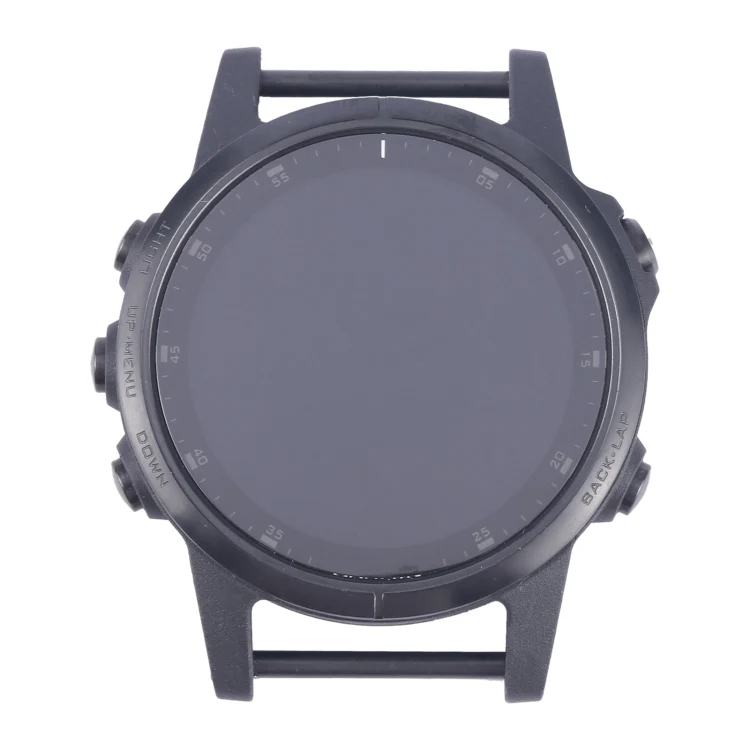 LCD Screen and Digitizer Full Assembly With Frame for Garmin Fenix 5S Plus Sapphire Version (Black) - Image 2