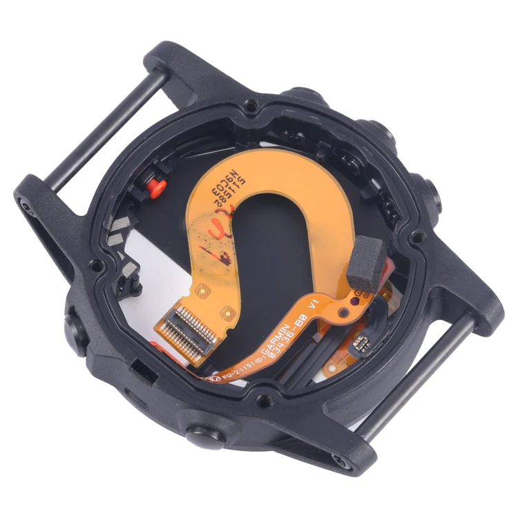 LCD Screen and Digitizer Full Assembly With Frame for Garmin Fenix 5S Plus Sapphire Version (Black) - Image 5