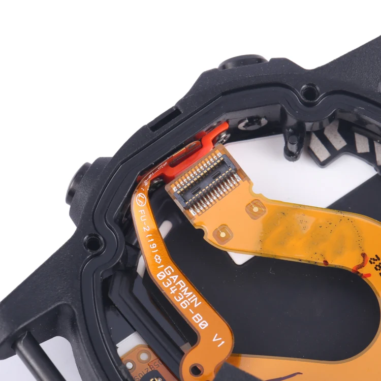LCD Screen and Digitizer Full Assembly With Frame for Garmin Fenix 5S Plus Sapphire Version (Black) - Image 6