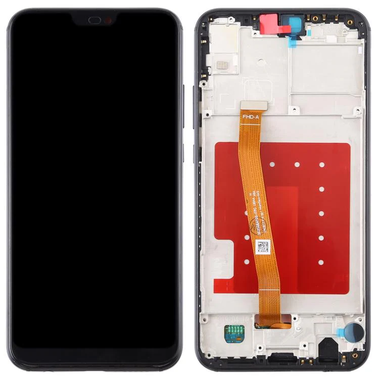 LCD Screen and Digitizer Full Assembly with Frame for Huawei P20 Lite / Nova 3e(Black) - Image 3