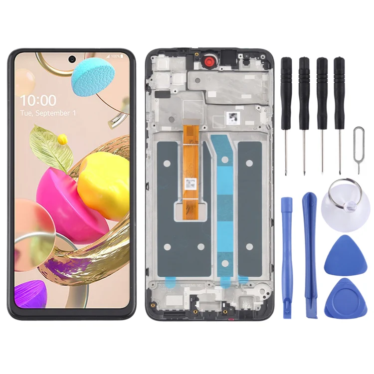 LCD Screen and Digitizer Full Assembly with Frame for LG K42 LMK420 LM-K420 LMK420H LM-K420H LMK420E LM-K420E LMK420Y LM-K420Y