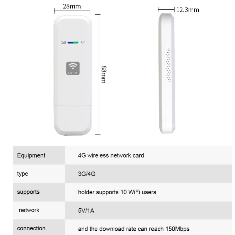 LDW931-2 Asian Version E 4G WIFI Dongle Network Card Router Portable Wireless Hotspot - Image 12