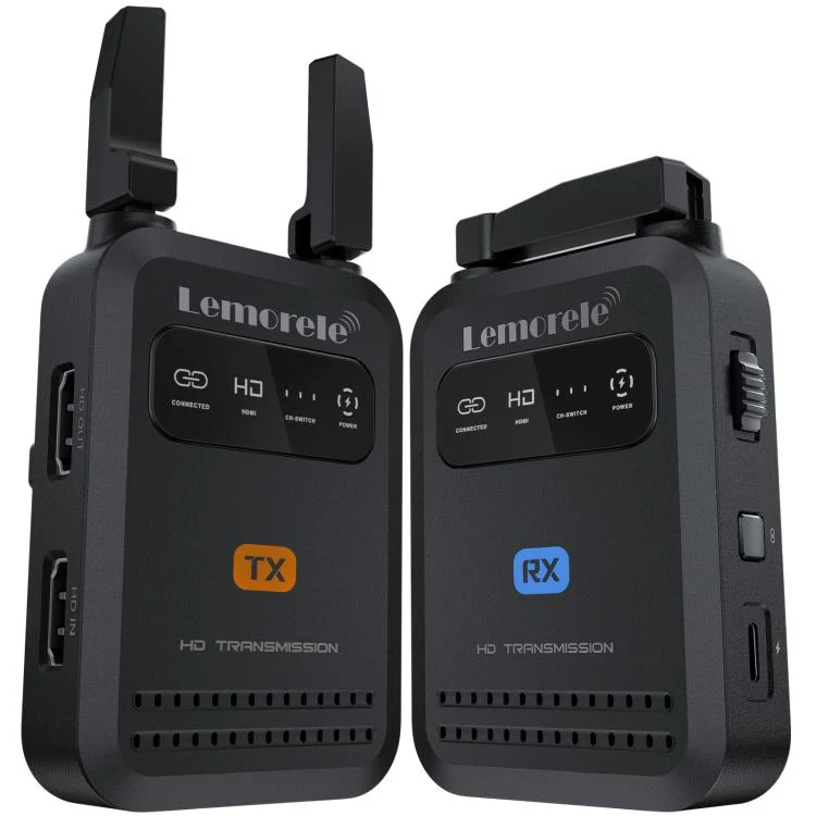 Lemorele R5000 Wireless Video Transmitter 1 In 1 Loop Out 1TX To 4RX 1080P 200M HDMI-compatible Extender