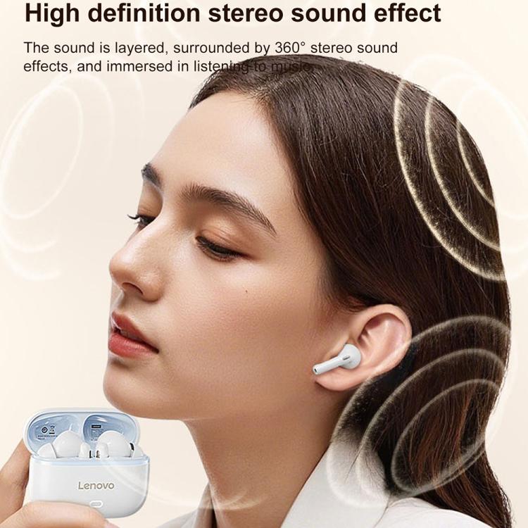 Lenovo EA269 TWS ENC Noise Reduction Semi-in-ear Wireless Bluetooth Earphone(Blue) - Image 7