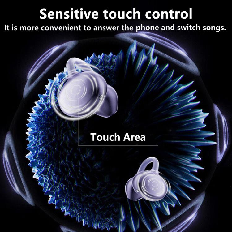 Lenovo EA419 Open Ear Clip-On True Wireless Bluetooth Earphone(Purple) - Image 10