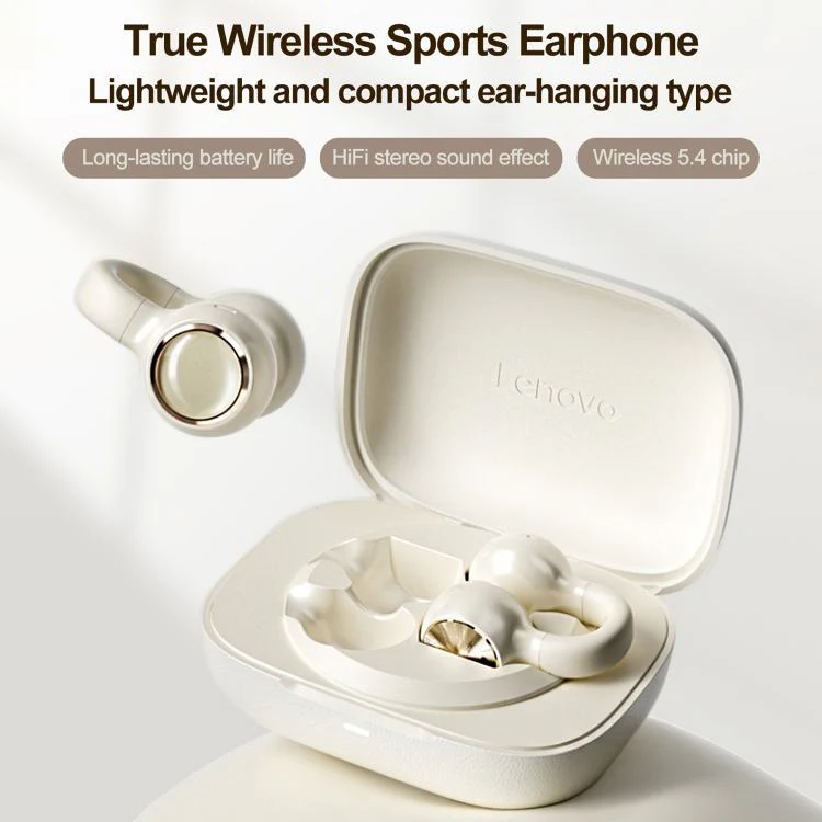 Lenovo EA430 Open Ear Clip-On True Wireless Sports Earphone(Black) - Image 2