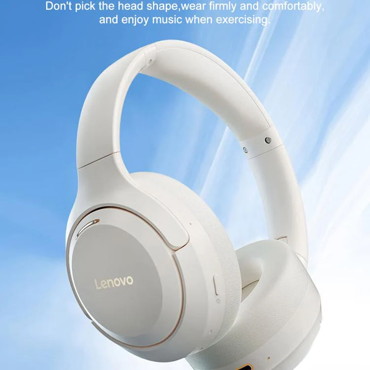 Lenovo EB325 Over-ear Dual-mode Smart Noise Reduction Bluetooth Earphone(White) - Image 3