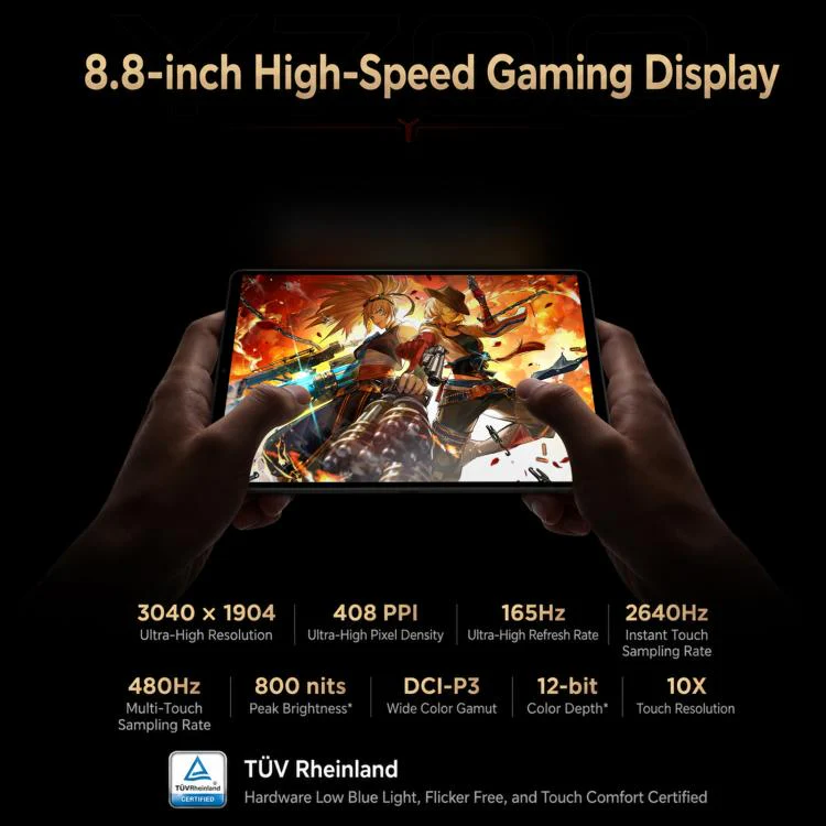 Lenovo LEGION Y700 Gen5 DNF Edition, 8.8 inch AI Gaming WIFI Tablet, 12GB+512GB, Android 16, Qualcomm Snapdragon 8 Elite Gen5, US Plug - Image 10