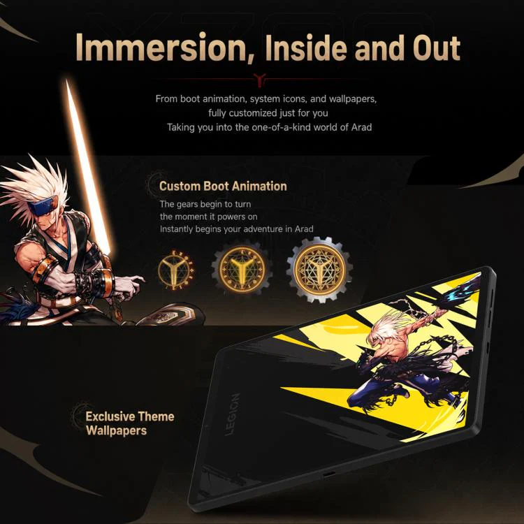 Lenovo LEGION Y700 Gen5 DNF Edition, 8.8 inch AI Gaming WIFI Tablet, 12GB+512GB, Android 16, Qualcomm Snapdragon 8 Elite Gen5, US Plug - Image 5