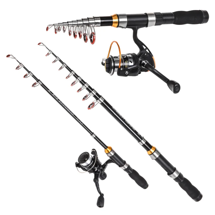 LEO 28049 Mini Sea Fishing Rod Luya Ice Fishing Rod, Length: 2.1m - Image 3