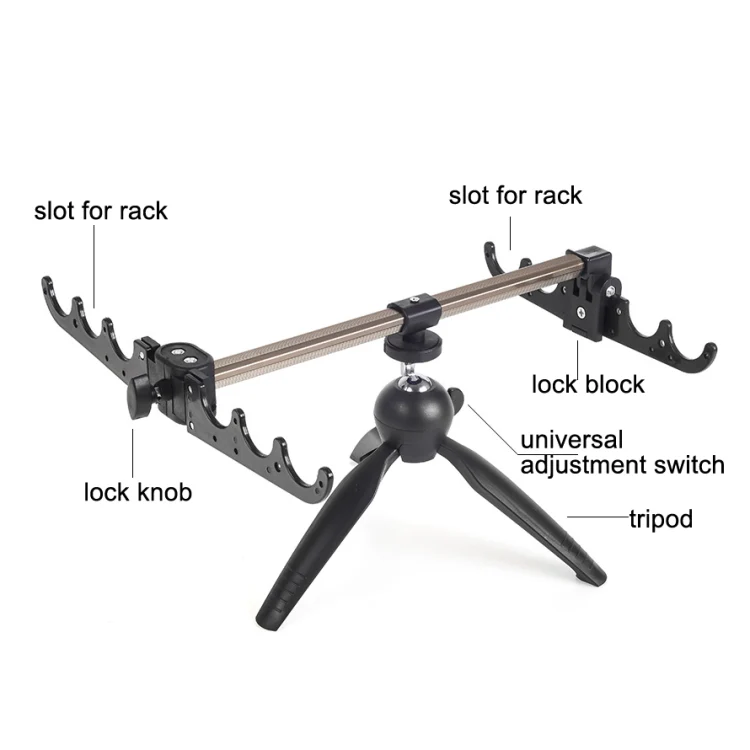 LEO 28066 Ice Fishing Triangle Battery Bracket Rod Rack Fishing Tackle - Image 4