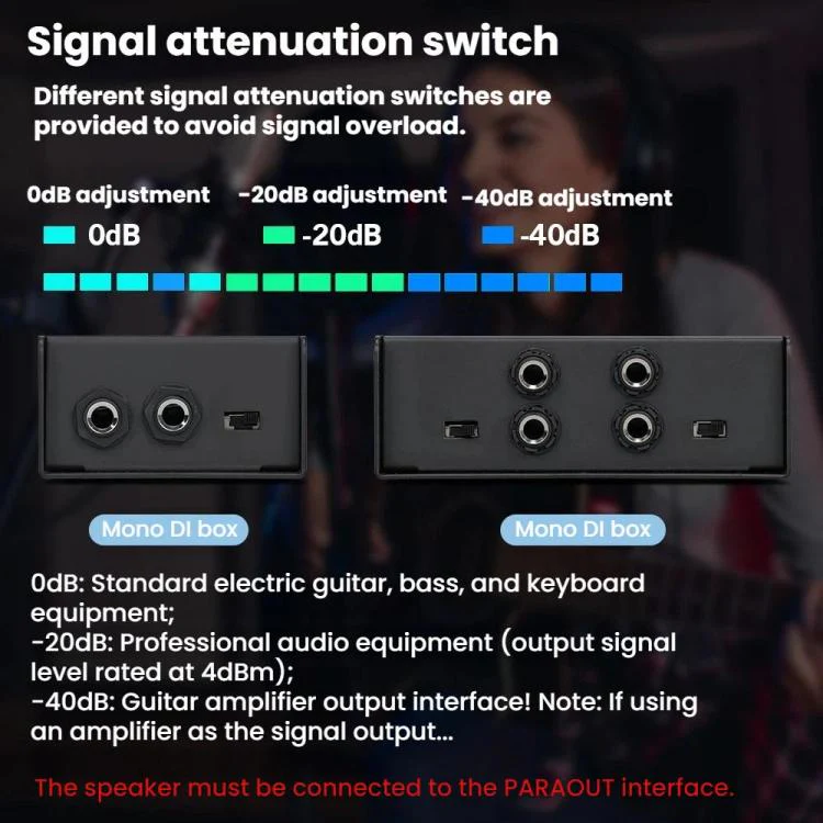 LEUS Passive Audio Isolator Impedance Shifter Effects, Specifications: 2 Channels - Image 7