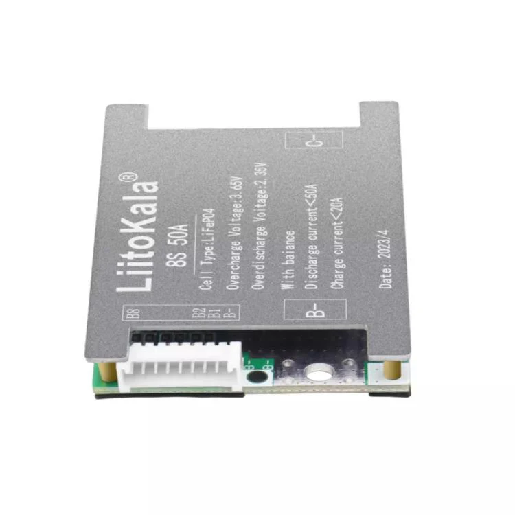 LiitoKala LiFePO4 BMS 8-cell Lithium Iron Phosphate Battery Protection Board(8S-24V 50A) - Image 2