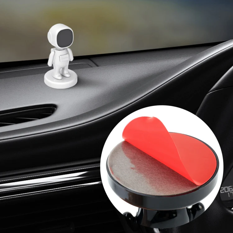 Little People Shape Car Adjustable Magnetic Mobile Phone Holder Bracket (White) - Image 11