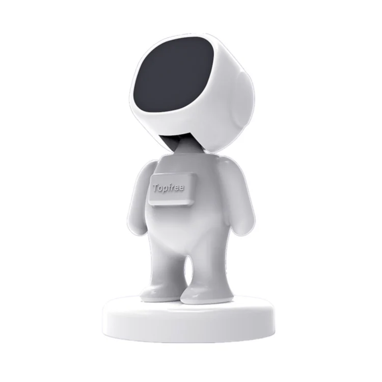 Little People Shape Car Adjustable Magnetic Mobile Phone Holder Bracket (White) - Image 2
