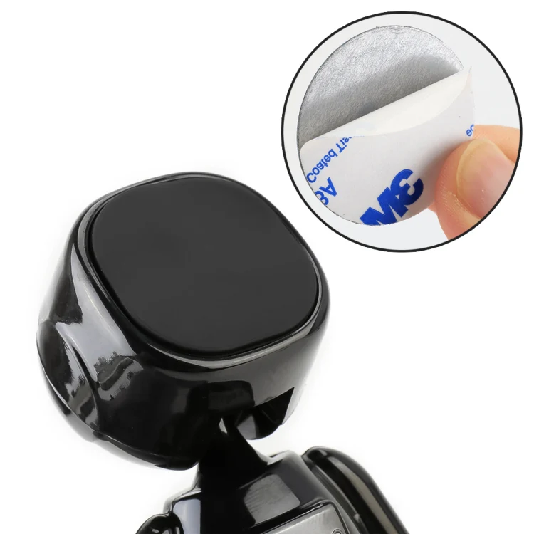 Little People Shape Car Adjustable Magnetic Mobile Phone Holder Bracket (White) - Image 5