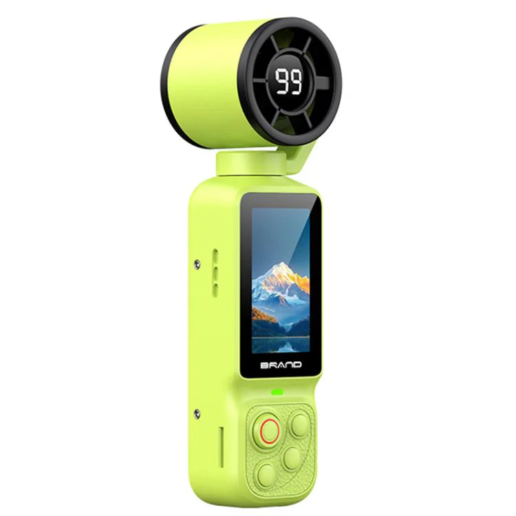 LK-035 Fan Gimbal Pocket Camera 1.97 inch 1080P HD Vlog Video Cam(Green) - Image 2