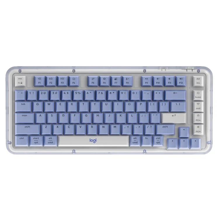 Logitech ALTO KEYS K75M Amber Series Custom Tri-Mode Wireless Mechanical Keyboard(Blue Purple) - Image 2