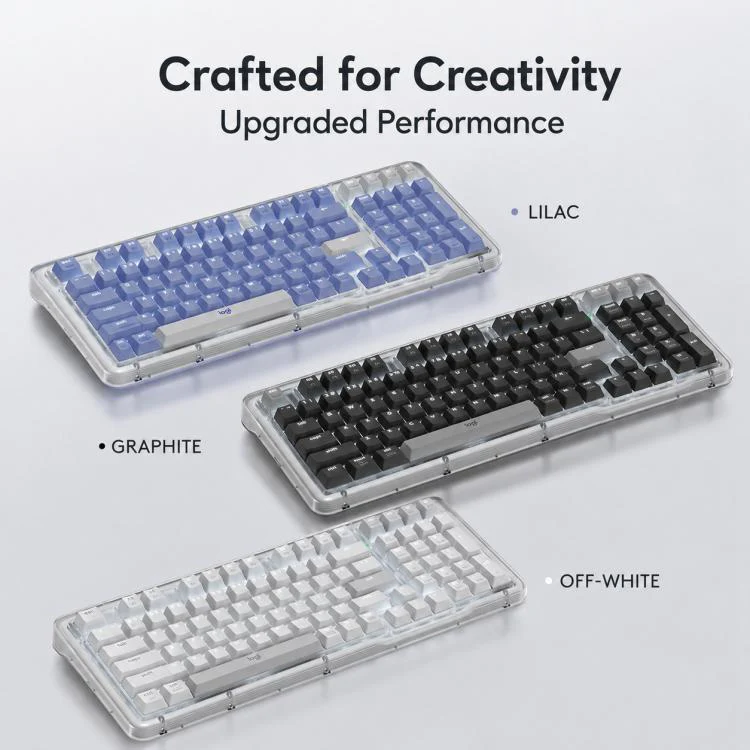 Logitech ALTO KEYS K98M Plus Custom Tri-Mode Wireless Mechanical Keyboard(Purple) - Image 3
