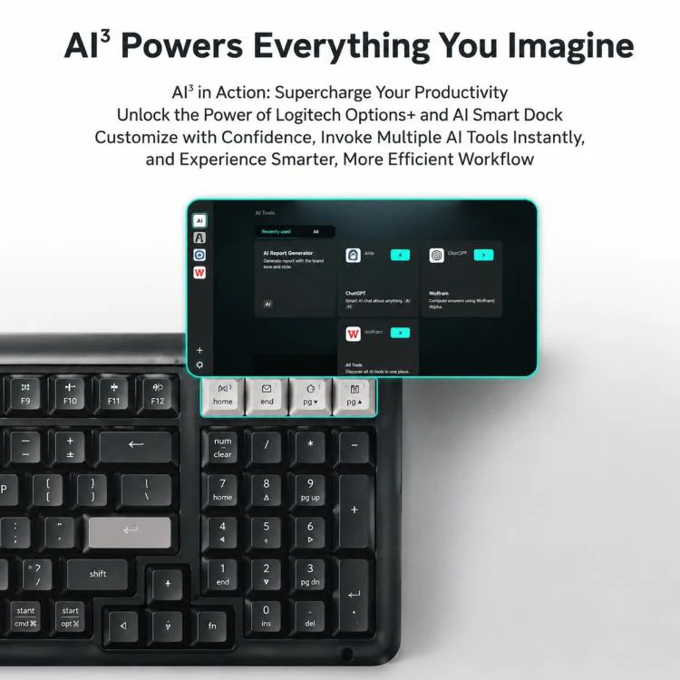 Logitech ALTO KEYS K98S Plus Custom Tri-Mode Wireless Mechanical Keyboard(Black) - Image 10