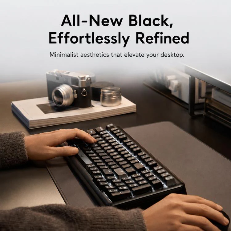 Logitech ALTO KEYS K98S Plus Custom Tri-Mode Wireless Mechanical Keyboard(Black) - Image 7