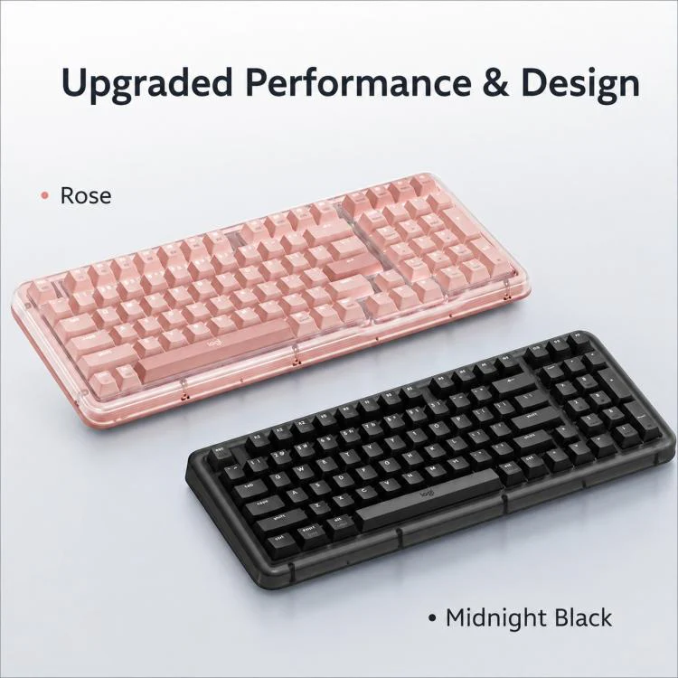 Logitech ALTO KEYS K98S Plus Custom Tri-Mode Wireless Mechanical Keyboard(Pink) - Image 3