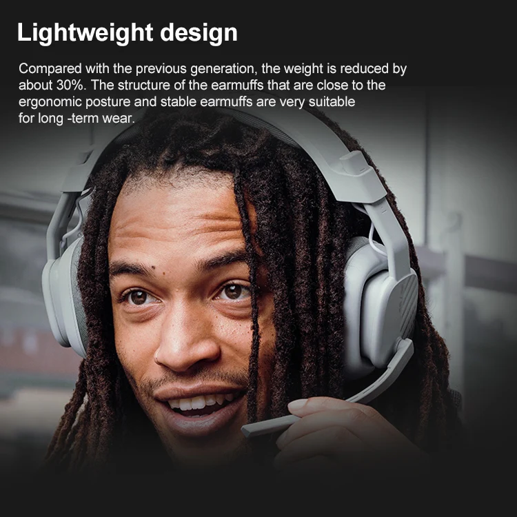 Logitech Astro A10 Gen 2 Wired Headset Over-ear Gaming Headphones (Grey) - Image 4