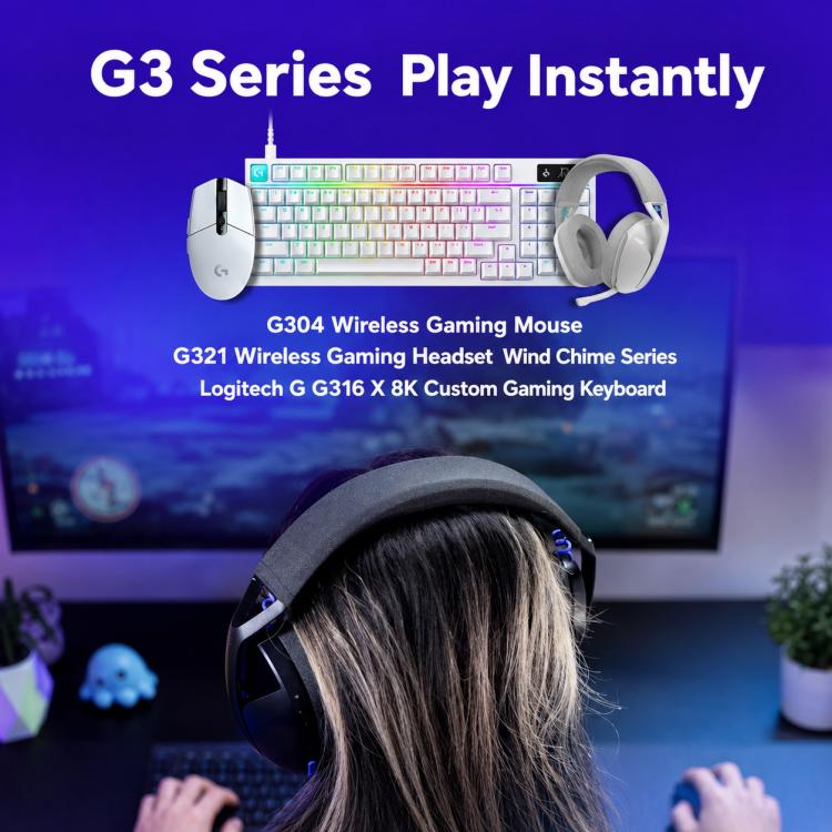 Logitech G321 LIGHTSPEED Wireless Gaming Headset with Mic(Black) - Image 9