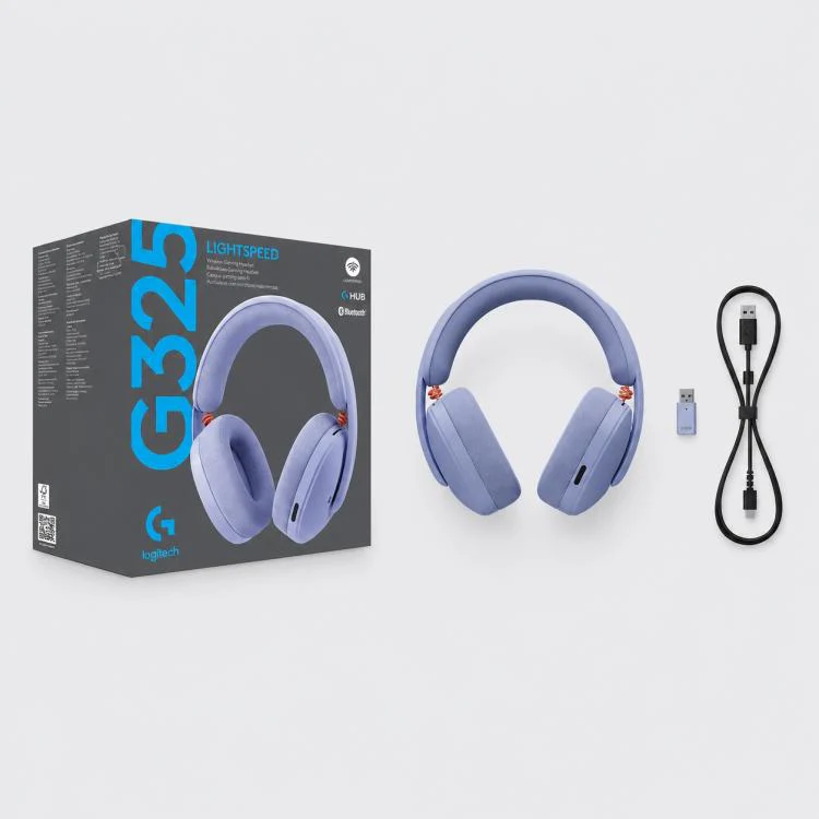 Logitech G325 LIGHTSPEED Wireless Gaming Headset with Mic(White) - Image 11