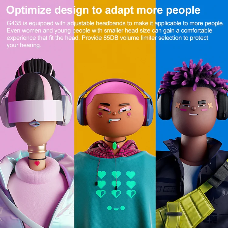 Logitech G435 Wireless Bluetooth Dual Mode Gaming Headset (White) - Image 6