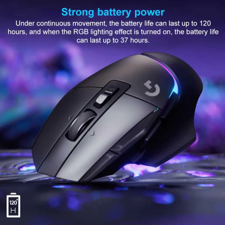 Logitech G502 X Lightspeed 1000DPI 2.4G Wireless Gaming Mouse(Black) - Image 9
