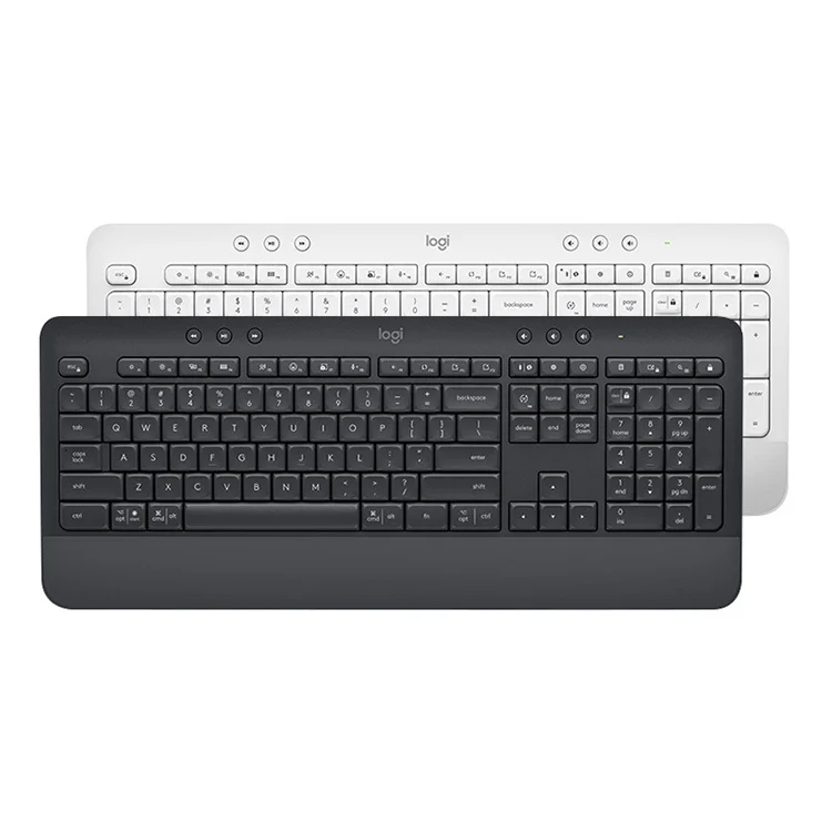Logitech K650 Wireless Bluetooth Dual Mode Silent Keyboard (Black) - Image 2