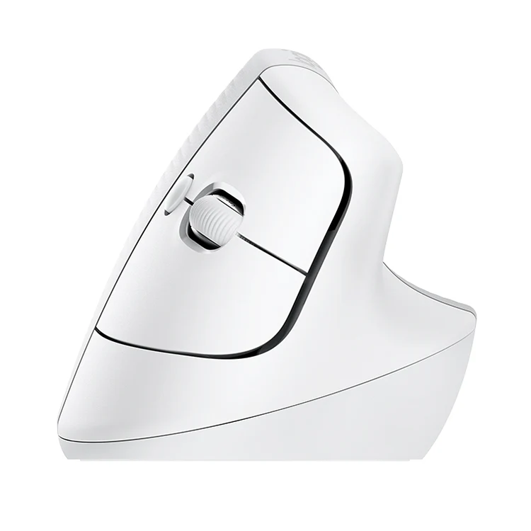 Logitech Lift Vertical 1000DPI 2.4GHz Ergonomic Wireless Bluetooth Dual Mode Mouse (White) - Image 3