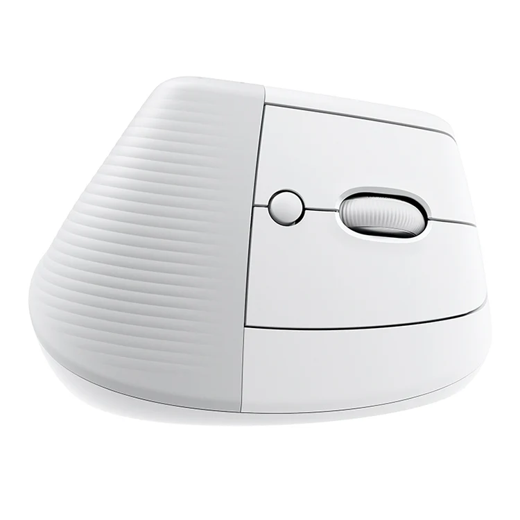 Logitech Lift Vertical 1000DPI 2.4GHz Ergonomic Wireless Bluetooth Dual Mode Mouse (White) - Image 4