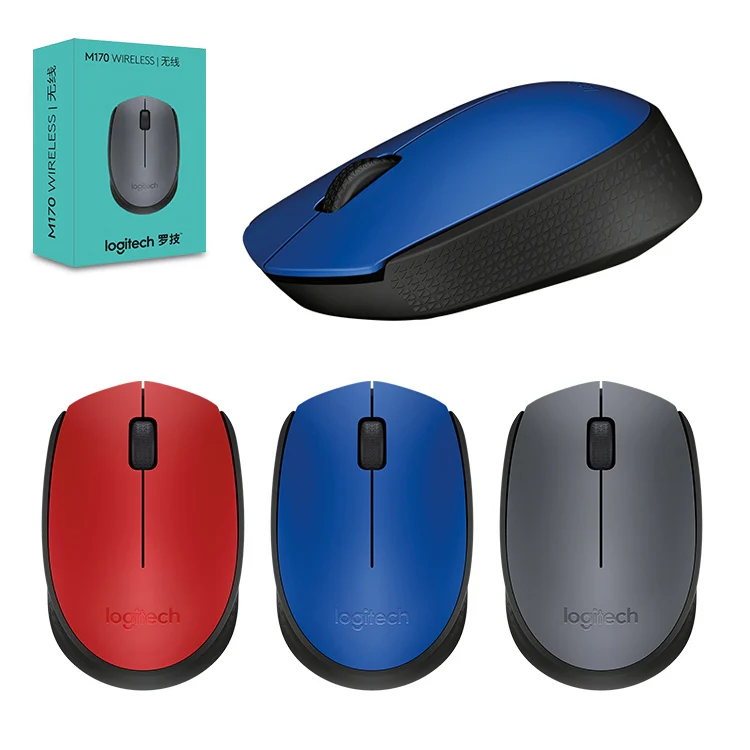 Logitech M170 1000DPI USB Wireless Mouse with 2.4G Receiver (Grey) - Image 2