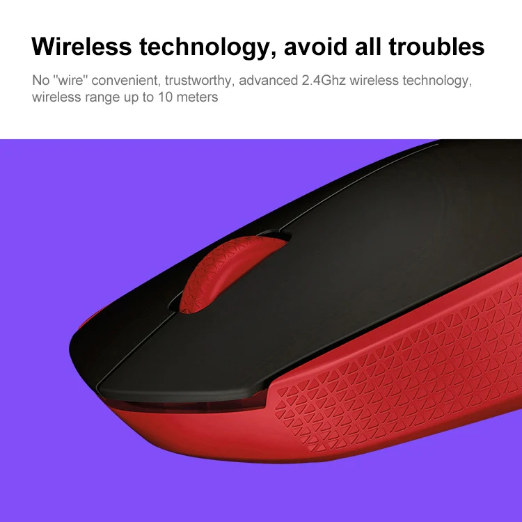 Logitech M171 1000DPI USB Wireless Mouse with 2.4G Receiver (Black) - Image 6
