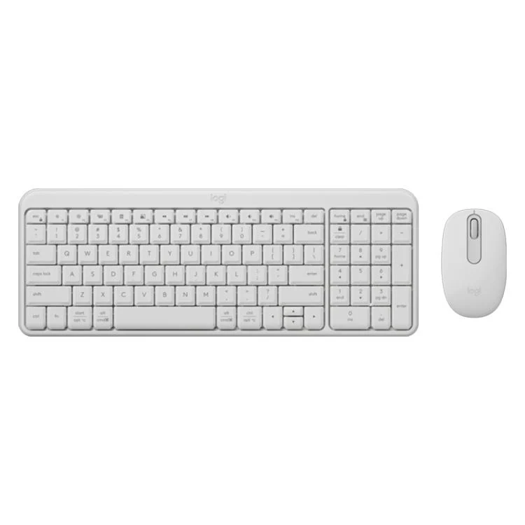 Logitech MK251 Wireless Bluetooth Keyboard and Mouse Combo(White) - Image 2