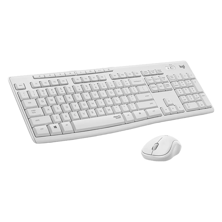 Logitech MK295 USB Wireless Silence Keyboard Mouse Set (White) - Image 2