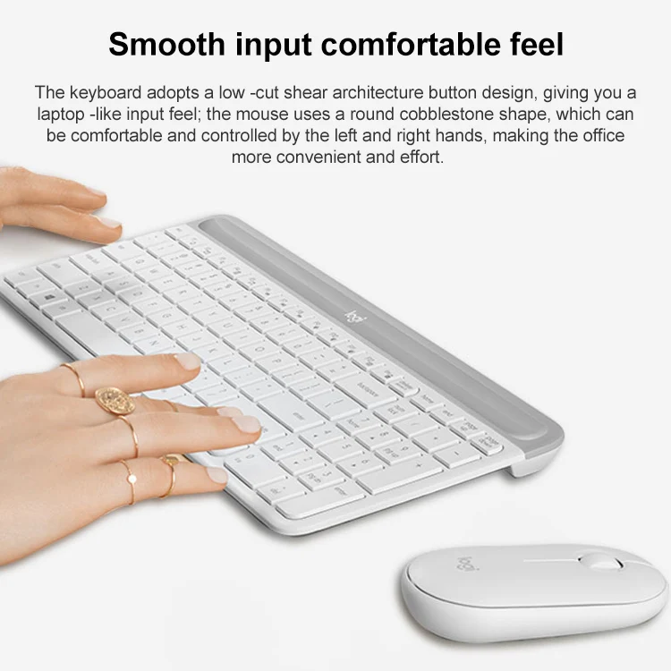 Logitech MK470 Wireless Silence Keyboard Mouse Set (Black) - Image 5