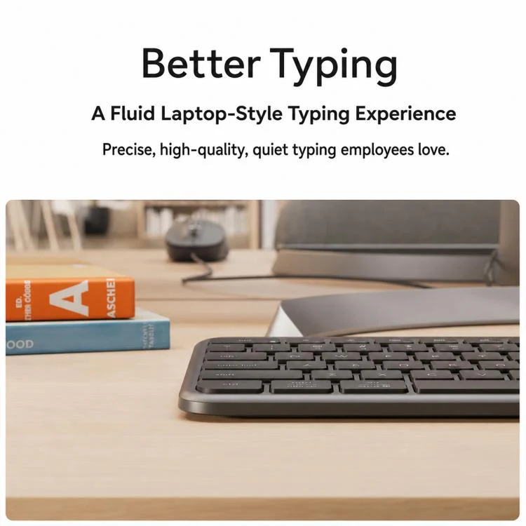 Logitech MK620 Signature Slim Wired Keyboard and Wired Mouse Combo for Business(Black) - Image 6