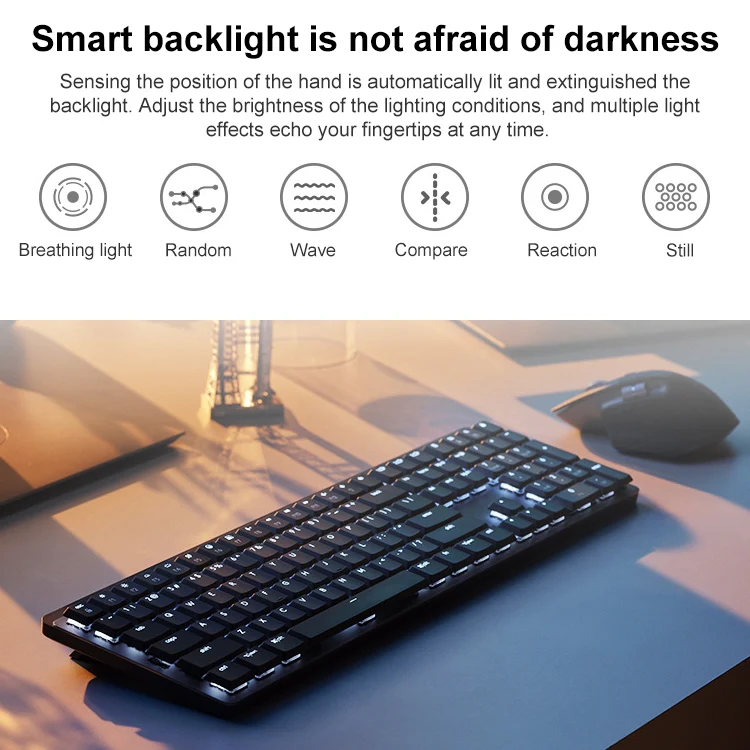 Logitech MX Mechanical Wireless Bluetooth Dual Mode Keyboard with Logi Bolt USB Receiver(Brown Axis) - Image 4